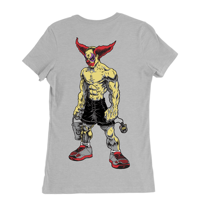 Womens Medium Solid Athletic Grey Style_T-Shirt