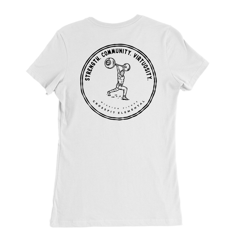 Womens Medium White Style_T-Shirt