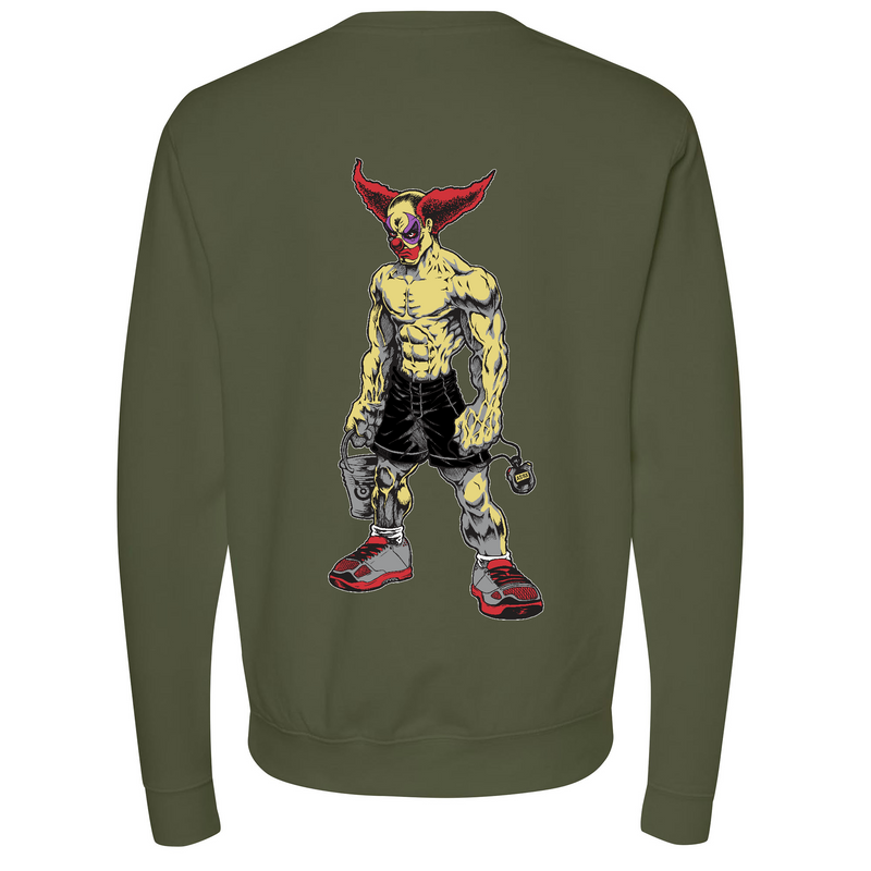 Mens Medium Army Style_Sweatshirt