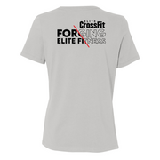 Womens Medium Solid Athletic Grey Style_T-Shirt