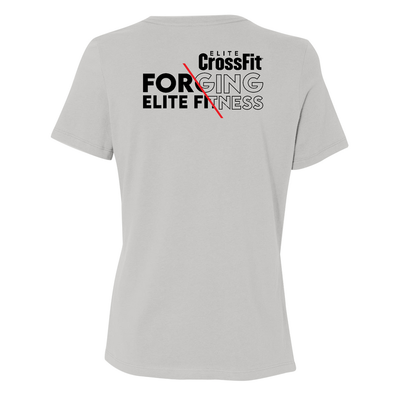 Womens Medium Solid Athletic Grey Style_T-Shirt