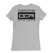 Womens Medium Solid Athletic Grey Style_T-Shirt