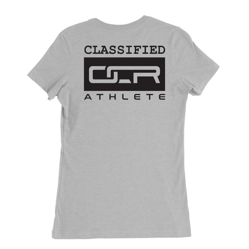 Womens Medium Solid Athletic Grey Style_T-Shirt