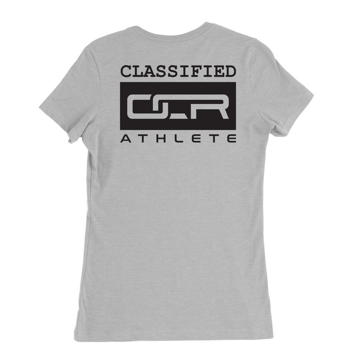 Womens Medium Solid Athletic Grey Style_T-Shirt