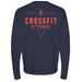Mens Medium Classic Navy Heather Style_Sweatshirt