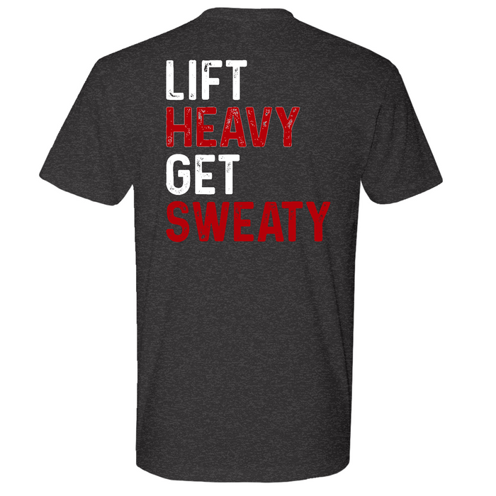 Mens Medium Heather Heavy Metal Style_T-Shirt