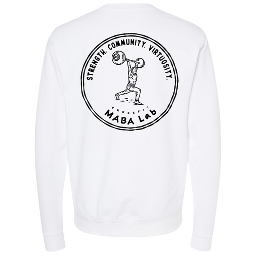Mens Medium White Style_Sweatshirt