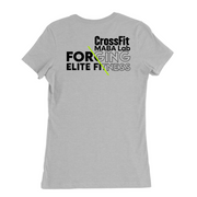 Womens Medium Solid Athletic Grey Style_T-Shirt