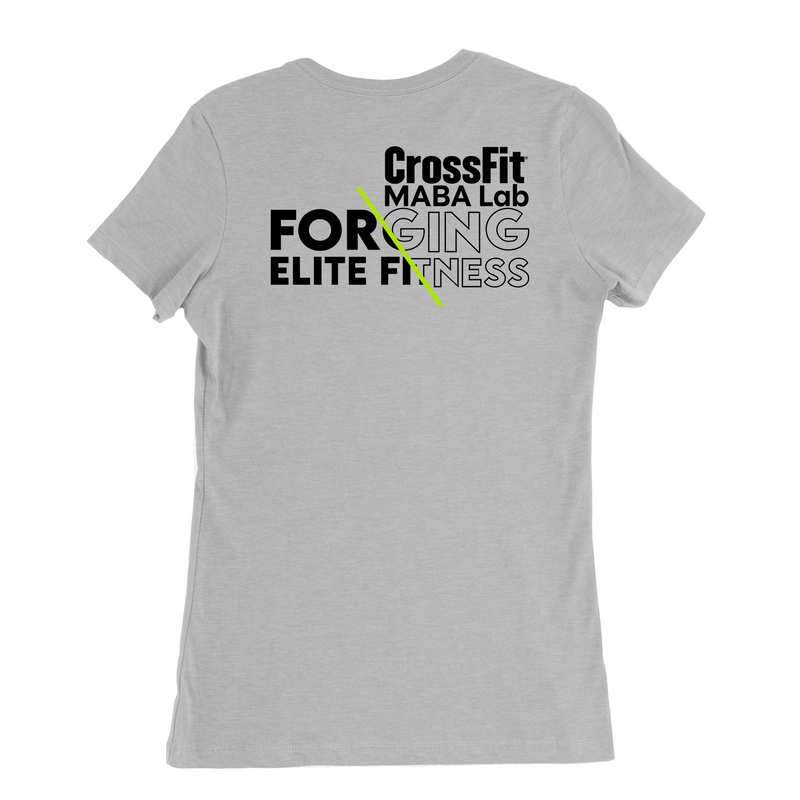 Womens Medium Solid Athletic Grey Style_T-Shirt