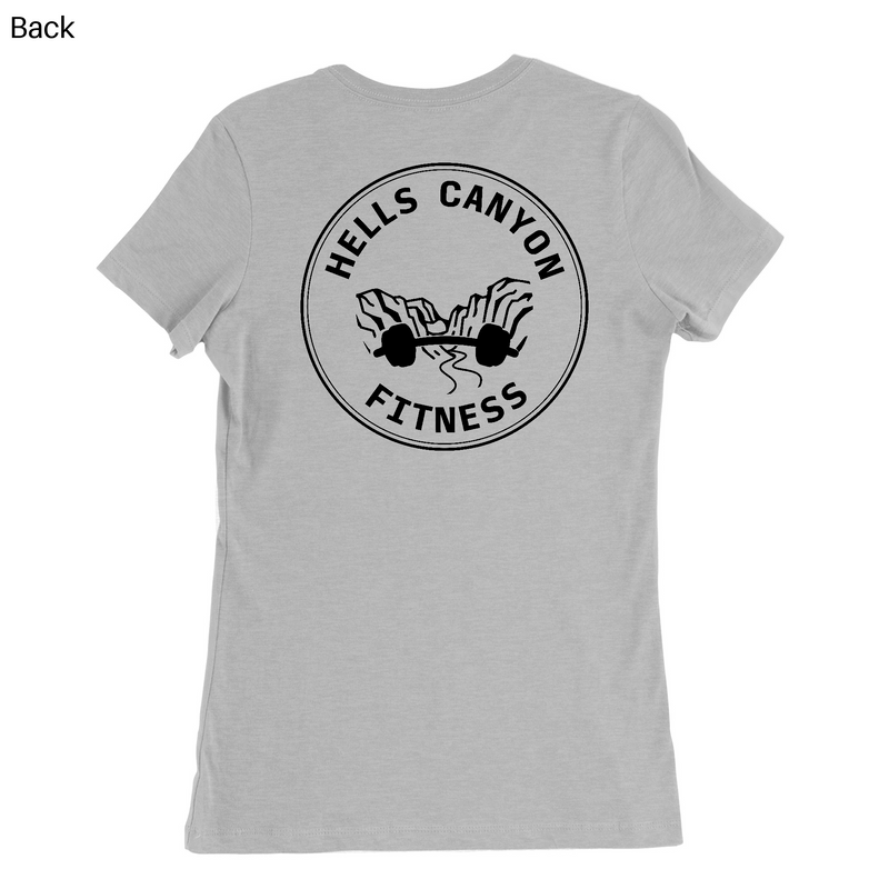 Womens Medium Solid Athletic Grey Style_T-Shirt