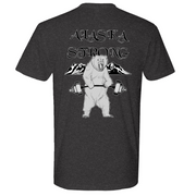 Mens Medium Heather Heavy Metal Style_T-Shirt