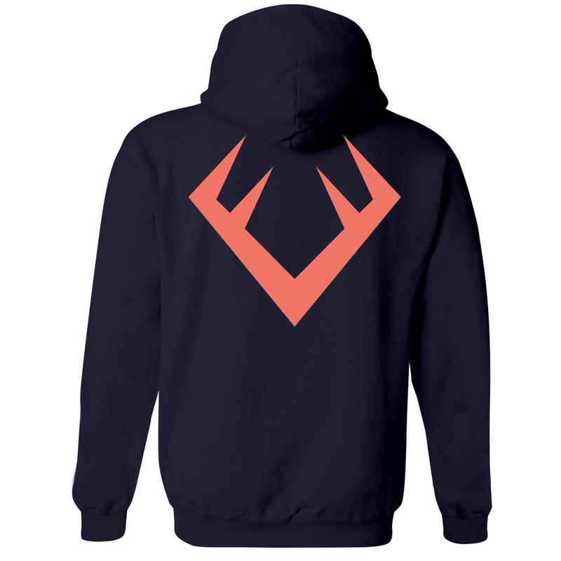 Unisex Medium Navy Style_Zip_Hoodie