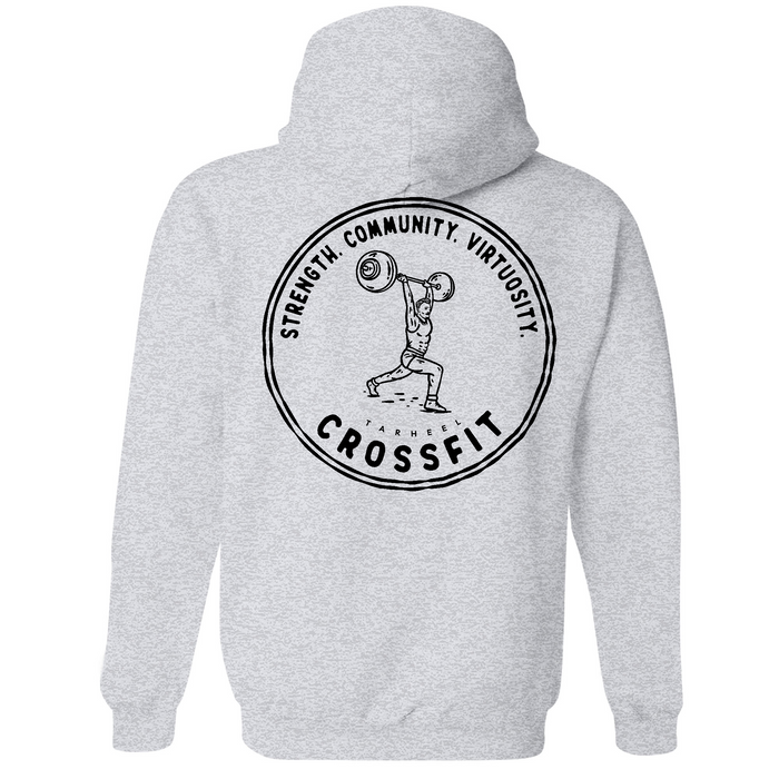 Mens Medium Grey Heather Style_Hoodie