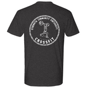 Mens Medium Heather Heavy Metal Style_T-Shirt
