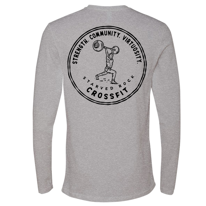 Mens Medium Heather Gray Style_Long Sleeve