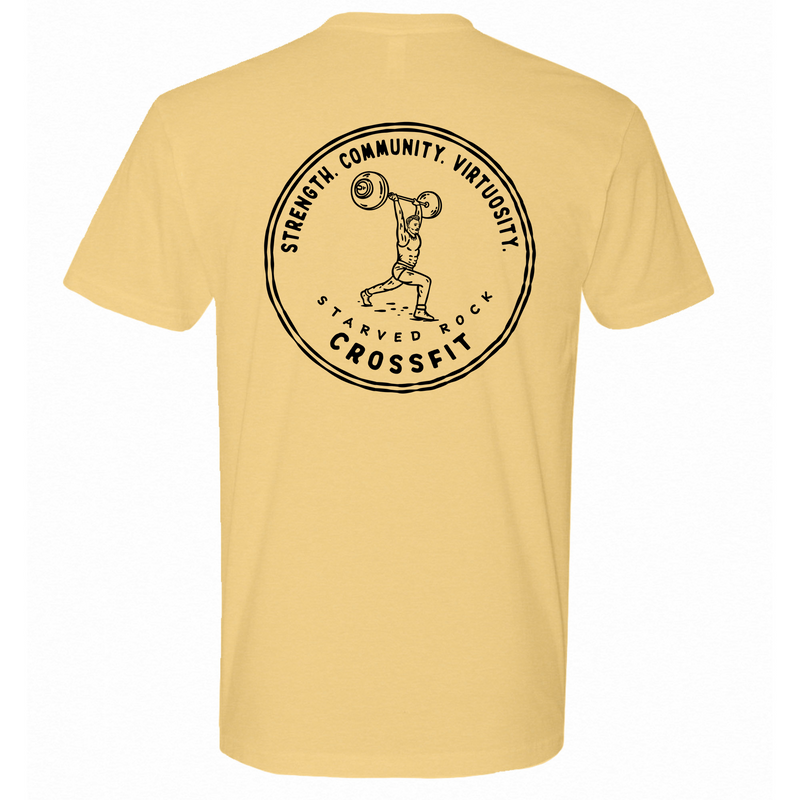 Mens Medium Banana Cream Style_T-Shirt