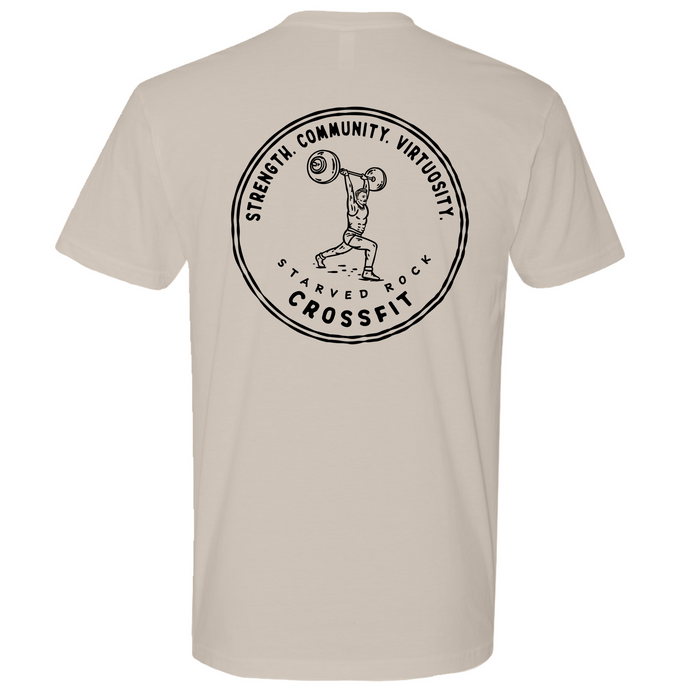 Mens Medium Sand Style_T-Shirt