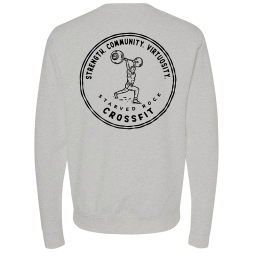 Mens Medium Grey Heather Style_Sweatshirt