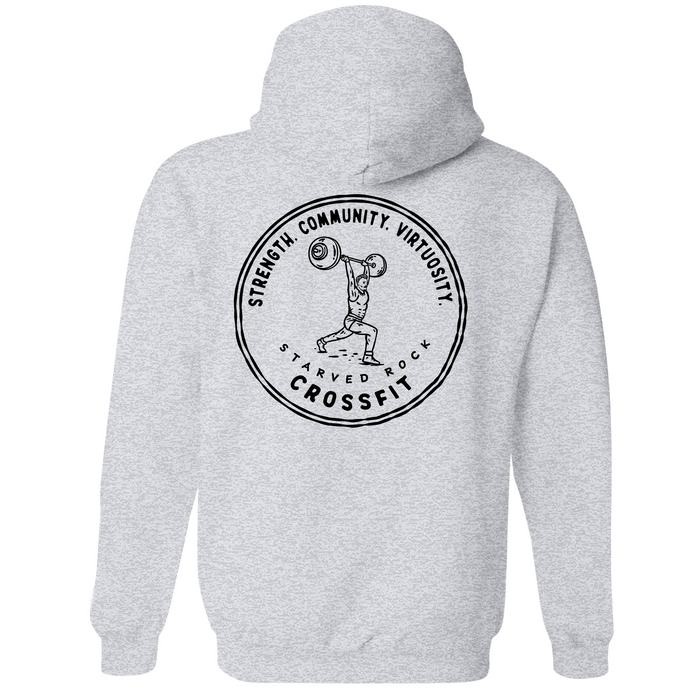 Mens Medium Grey Heather Style_Hoodie