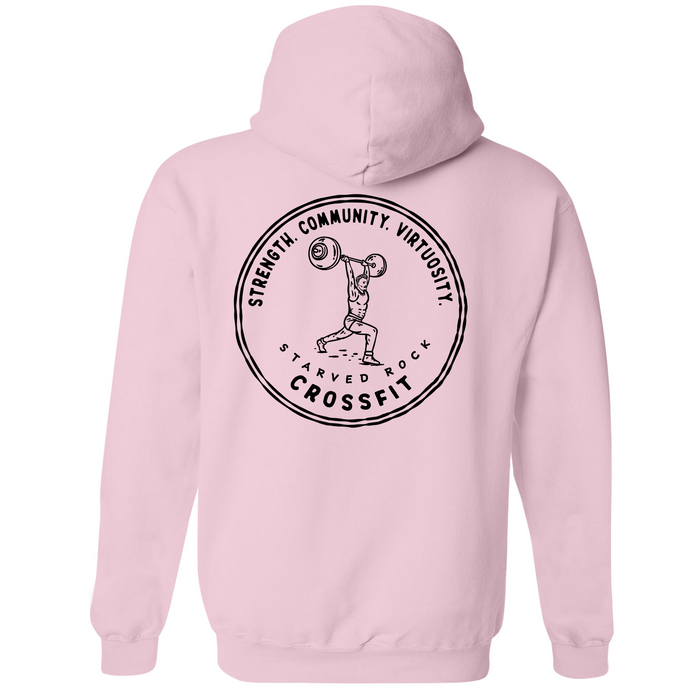 Mens Medium Light Pink Style_Hoodie