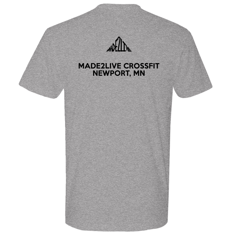 Mens Medium Dark Heather Gray Style_T-Shirt