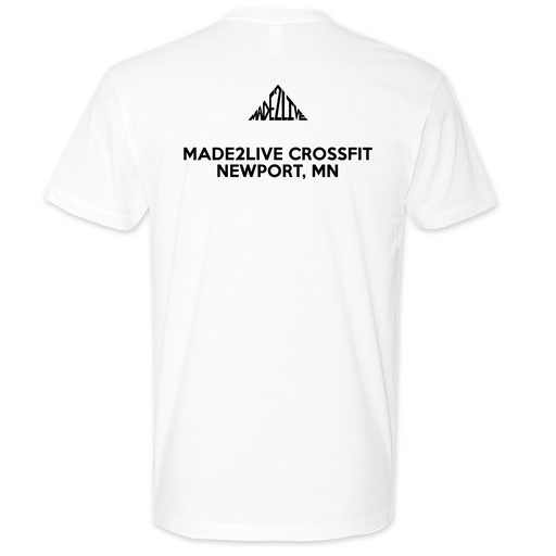 Mens Medium White Style_T-Shirt