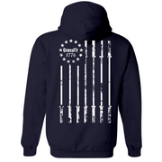 Unisex Medium Navy Style_Zip_Hoodie