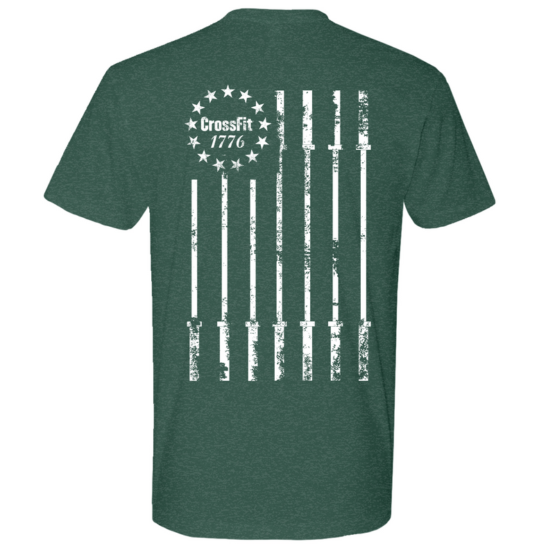 Mens Medium Heather Forest Green Style_T-Shirt