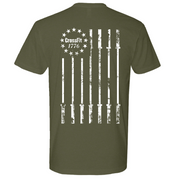 Mens Medium Military Green Style_T-Shirt