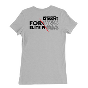 Womens Medium Solid Athletic Grey Style_T-Shirt