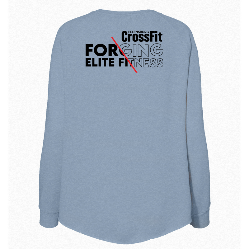 Womens Medium Misty Blue Style_Sweatshirt