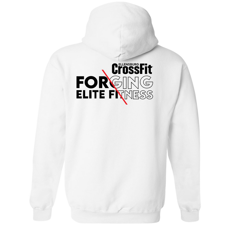 Mens Medium White Style_Hoodie