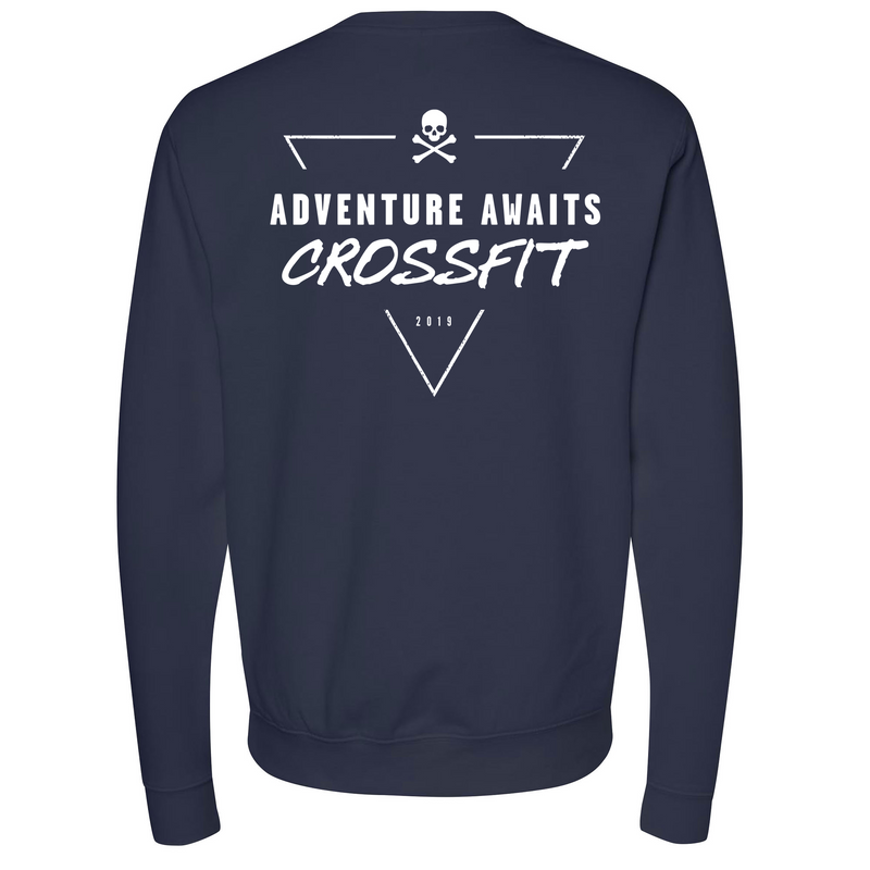 Mens Medium Classic Navy Heather Style_Sweatshirt