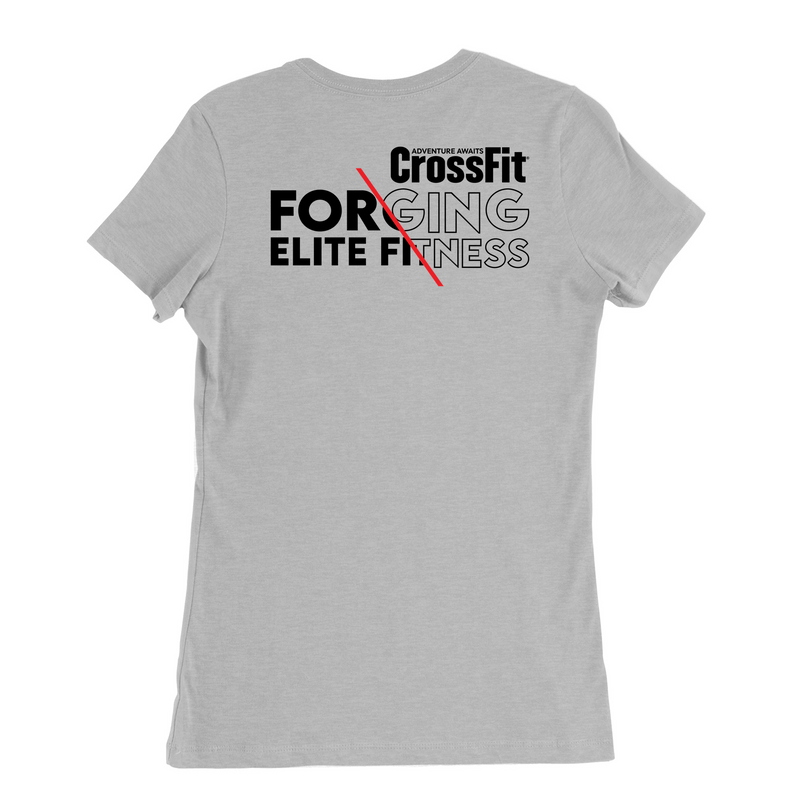 Womens Medium Solid Athletic Grey Style_T-Shirt