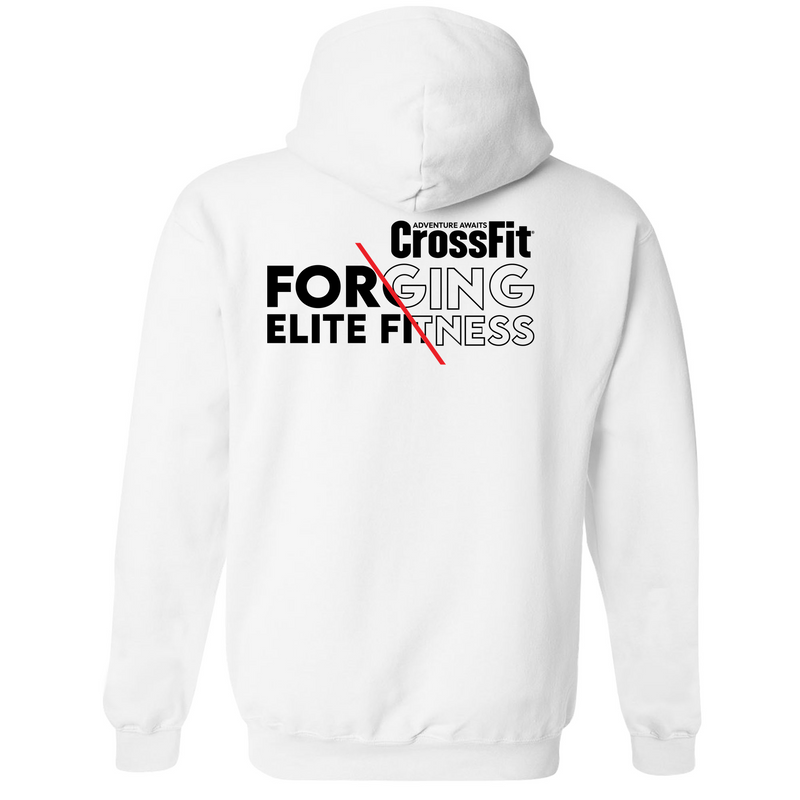 Mens Medium White Style_Hoodie
