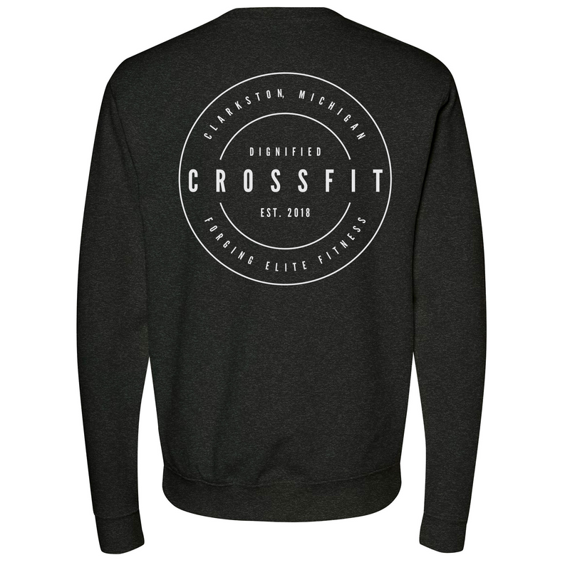 Mens Medium Charcoal Heather Style_Sweatshirt