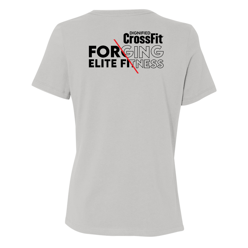 Womens Medium Solid Athletic Grey Style_T-Shirt