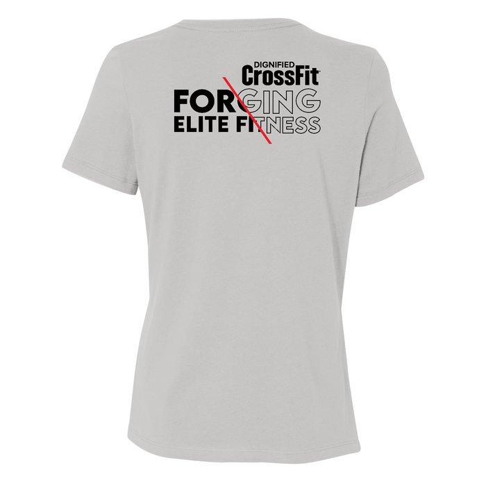 Womens Medium Solid Athletic Grey Style_T-Shirt