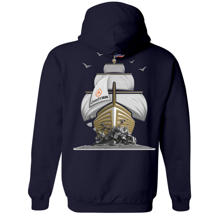 Unisex Medium Navy Style_Zip_Hoodie