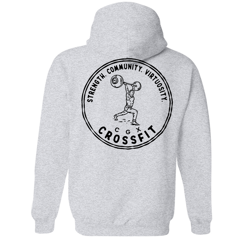 Unisex Medium Grey Heather Style_Zip_Hoodie