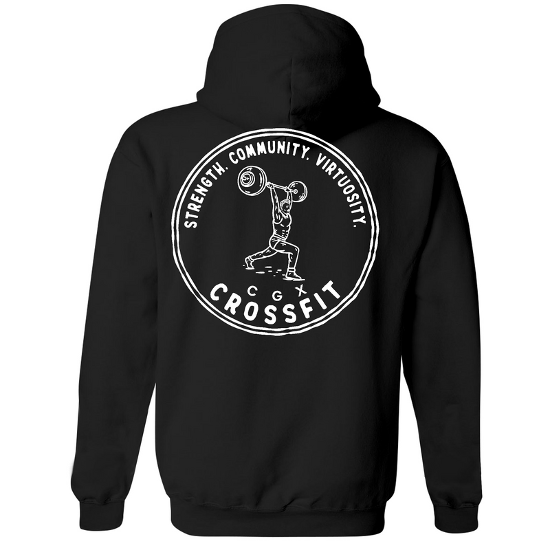 Unisex Medium Black Style_Zip_Hoodie