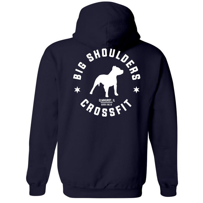 Unisex Medium Navy Style_Zip_Hoodie