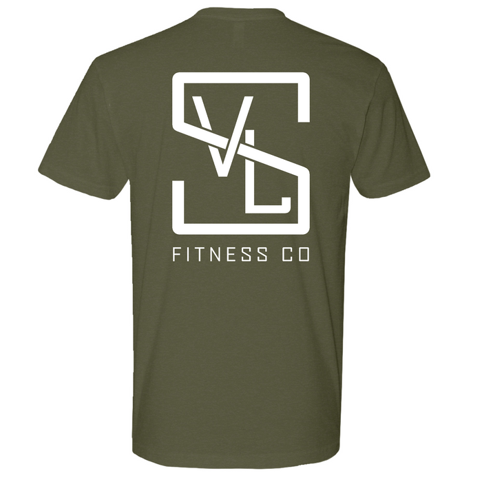 Mens Medium Military Green Style_T-Shirt