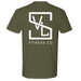 Mens Medium Military Green Style_T-Shirt