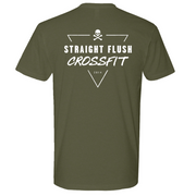 Mens Medium Military Green Style_T-Shirt