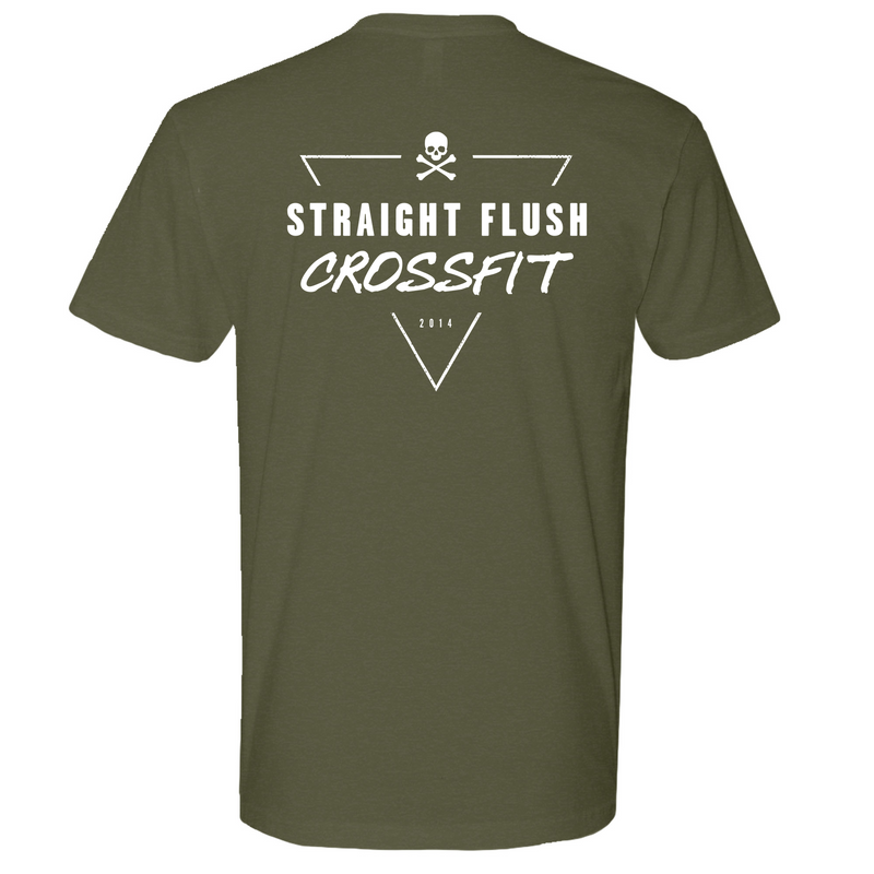 Mens Medium Military Green Style_T-Shirt