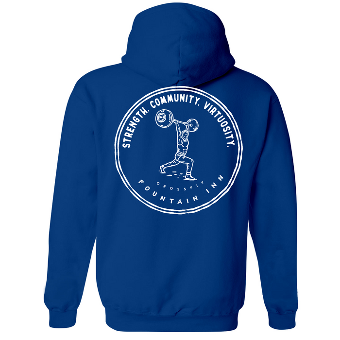 Mens Medium Royal Style_Hoodie