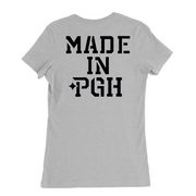 Womens Medium Solid Athletic Grey Style_T-Shirt