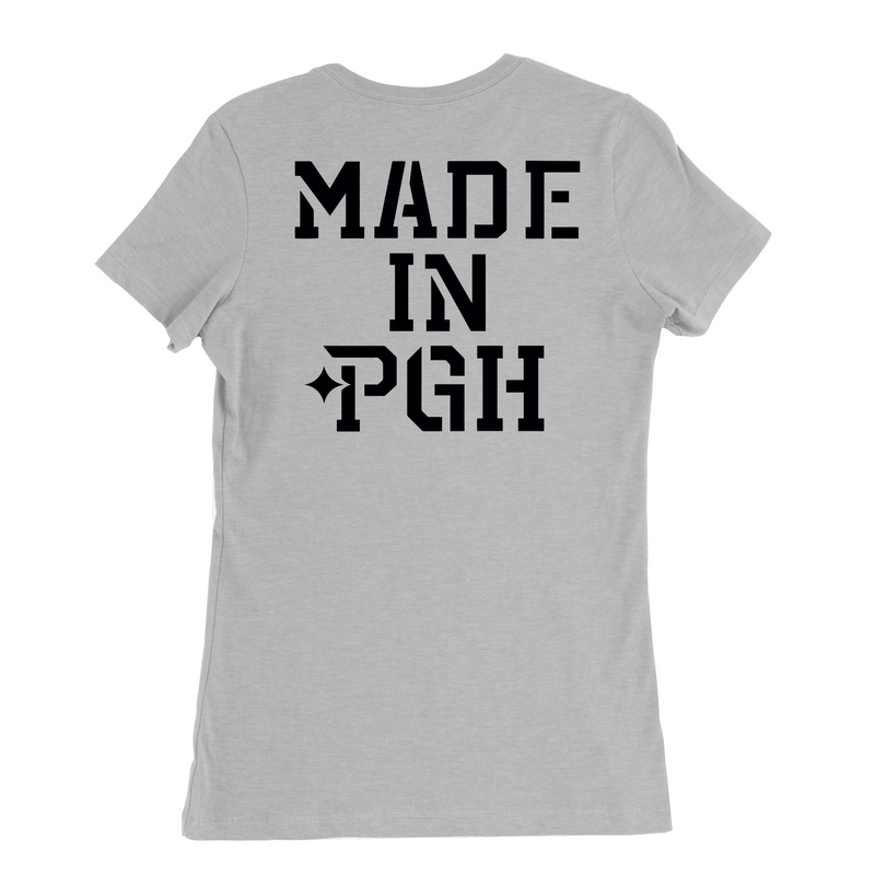 Womens Medium Solid Athletic Grey Style_T-Shirt