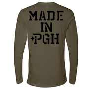 Mens Medium Military Green Style_Long Sleeve